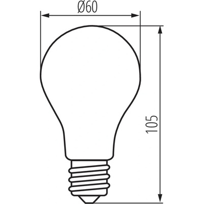 Kanlux 29605 XLED A60 10W teplá biela