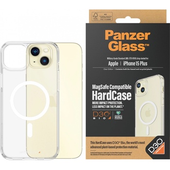 Image 1 of Panzer Калъф PanzerGlass - HardCase D3O MagSafe, iPhone 15 Plus, прозрачен (5711724011825)