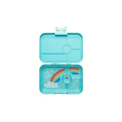 Yumbox Krabička na desiatu desiatový box XL Tapas 4 Antibes Blue Rainbow