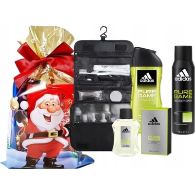 Adidas sada Pure Game Dns 75 ml + gel po holení 250 ml + deodorant 150 ml