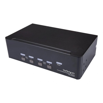 StarTech StarTech. com SV431DPDDUA2 KVM превключвател Монтаж в сървърен шкаф Черен (SV431DPDDUA2)