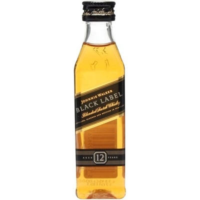 Johnnie Walker Black Label 40% 0,05 l (holá láhev)