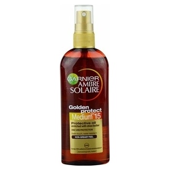 Garnier Ambre Solaire Golden Protect olej na opalování Medium SPF15 150 ml