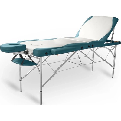 TANDEM Profi A3D Duo Skládací masážní stůlBarva: bílo-tyrkysová 195*70 cm / 15,9 kg / 4 barvy