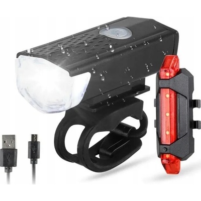 Sada Led světel na kolo (přední zadní) USB