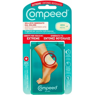 Compeed náplasti na pľuzgiere rôznych veľkostí 5 ks