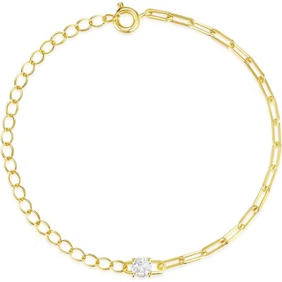 Olivie stříbrný náramek GOLD 8692