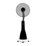 Diplomat Вентилатор с водна мъгла Diplomat DX-66, 16", 90W, 3 степени, Таймер, 3L резервоар, LED панел, Черен/Бял (DX-66) - technomani