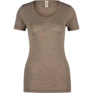 Engel Дамско копринено термобельо Engel Women's Undershirt S/S Merino base layer - Walnut - размер 34/36 (EU) (114-0819-0411)