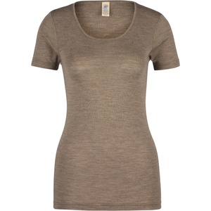 Engel Дамско копринено термобельо Engel Women's Undershirt S/S Merino base layer - Walnut - размер 34/36 (EU) (114-0819-0411)