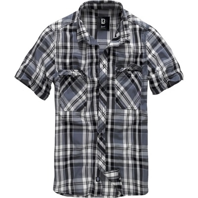 Brandit Roadstar shirt 1/2 sleeve čierno-šedá