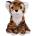 Амек Тойс Плюшена играчка Амек Тойс - Тигър с 3D очи, 24 cm (011303-2)