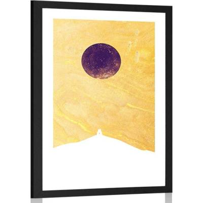 Plakát s paspartou jedinečná záře měsíce - 20x30 no frame