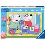 Ravensburger Детски пъзел Ravensburger от 35 части - Прасенцето Пепа среща родителите на Пени (5705) - ozone