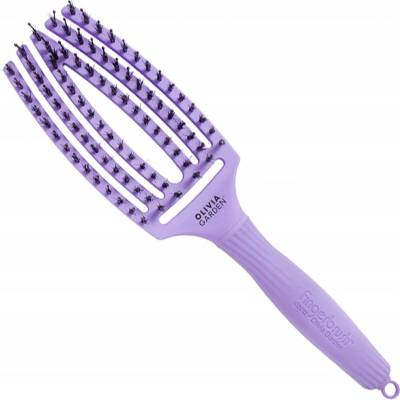 Olivia Garden Finger Brush Combo Pastel pastelové kefy na vlasy Medium fialová