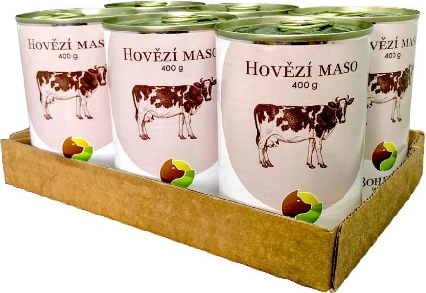 Bohemia Pet Food hovězí maso ve vlastní šťávě 6 x 400 g Bohemia Pet Food hovězí maso ve vlastní šťávě 6 x 400 g