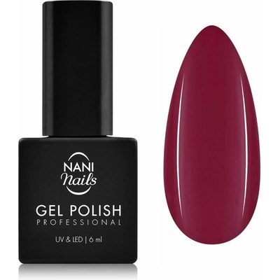 NaniNails NANI Professional gélový lak na nechty odtieň Wine Drop 6 ml