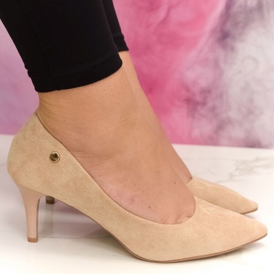 Dámske semišové lodičky KENDAL béžové