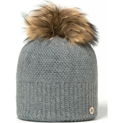 Granadilla Sparkle beanie Chic Med grey