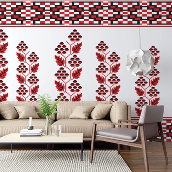 Image 1 of Art gift Фототапет Фолклор