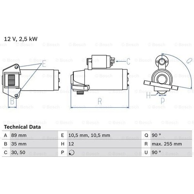 BOSCH Štartér 0 986 027 010