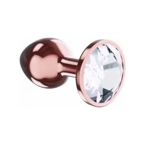  Plug-Butt Plug Diamond Moonstone Shine L Rose Gold