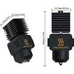 Two Trees Bambu Lab Hotend Nozzle Неоригинален екструдер със сменяема дюза 0.4 А1 Series