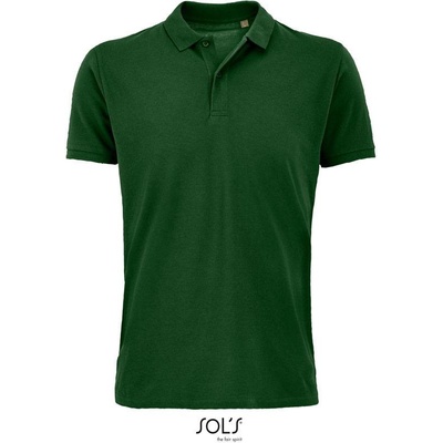 Sol's Planet Men pánske polo z bio bavlny zelené bottle