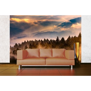 DIMEX ART Самозалепваща се флизелинова фототапета пейзаж от мъгла 375 x 250 см