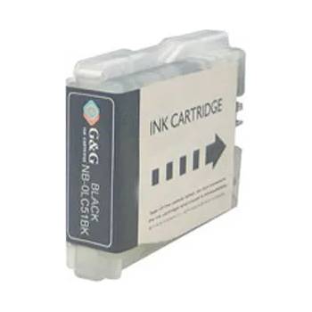 Compatible BROTHER ( LC51 LC1000 LC970BK ) Black MFC240C/440CN/660CN/665CW/845CW/5860/3360 DCP-130C/330C/540CN/750 FAX 1360 - P№ NB-OLC51BK