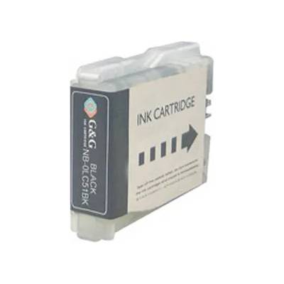 Compatible BROTHER ( LC51 LC1000 LC970BK ) Black MFC240C/440CN/660CN/665CW/845CW/5860/3360 DCP-130C/330C/540CN/750 FAX 1360 - P№ NB-OLC51BK