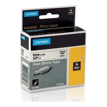 DYMO Rhino 18053, S0718280, 9mm x 1, 5m черен печат / бял фон, оригинална лента (18053)