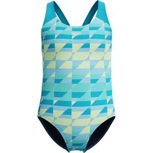 Speedo Цял бански girls a/o print splshbck 1pc