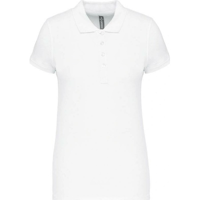 Kariban K255 Dámske piqué polo biela