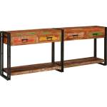 vidaXL Конзолни маси 2 бр. Многоцветен 200 x 33 x 75 см (3324228)