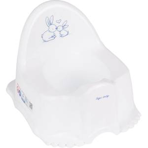 TEGA BABY Бебешко музикално гърне"Зайчета"бяло (gm01601lbwh)