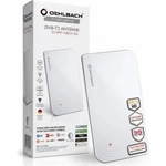 Oehlbach Scope Vision 5G DVB-T2 HD antenna - digital indoor antenna - active DVB-T amplifier - successor to our test winner - with 5G filter - white - 17235