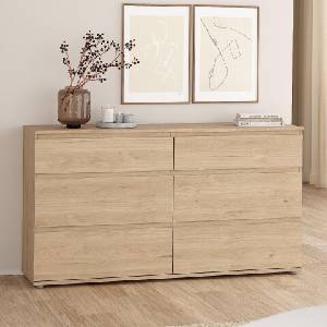  Скрин Nova с 6 чекмеджета Jackson Hickory