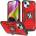 Wozinsky Кейс Wozinsky Ring Armor за iPhone 15 Plus, червен (9145576280614)