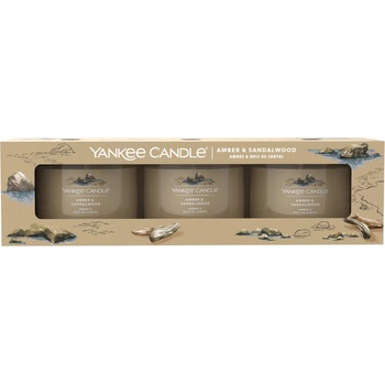 Yankee Candle Amber & Sandalwood 3 x 37 g