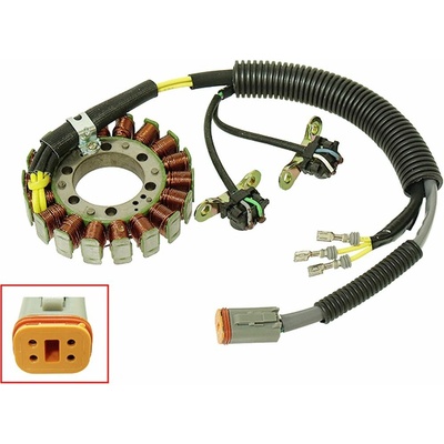 SPI SNOW stator (vinutí) alternátoru SKI-DOO MXZ 600 10-20, MXZ 600 / 800 08-09, SUmmIT 600 10-20, SUmmIT X 800 08-10, RAVE 600 08-10 (420685635) (sněžný skútr)