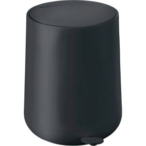ZONE Черно пластмасово кошче за боклук с педал 5 l Nova - Zone (330130)
