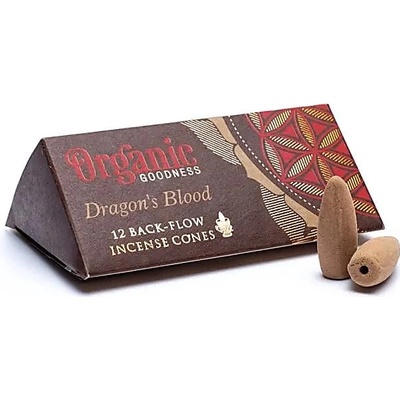 Song of India Vonné kužely Organic Tekoucí dým Dragon's Blood 12 ks – Zboží Dáma