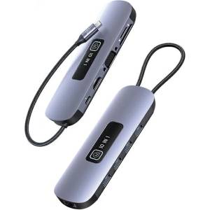 USAMS адаптер HUB 3.0/SD, сив (Usa001310)
