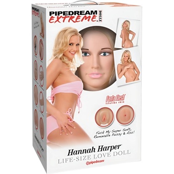 Pipedream Hannah Harper - реалистична кукла с 3D лице