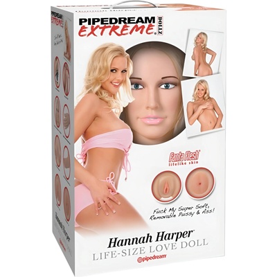 Pipedream Hannah Harper - реалистична кукла с 3D лице