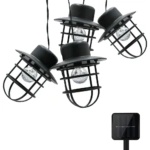 Rila Crafts Декоративни соларни лампи тип фенер Rila Crafts R-18, Гирлянд, 6 метра, LED, Eдноцветни, Tопла светлина, Водоустойчив (R-18) - technomani