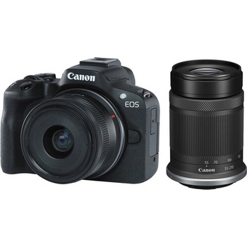 Image 1 of Canon EOS R50 + RF-S 18-45mm IS STM + 55-210mm IS STM (5811C034AA)