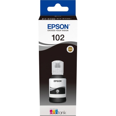 Atrament Epson 102 Black - originálny