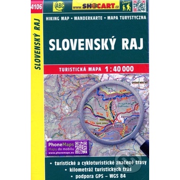 Mapa Slovenský raj